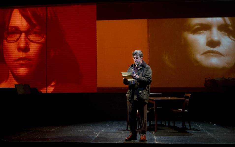 Autumn Sonata Rebecca Henderson, Olek Krupa, and Candy Buckley in AUTUMN SONATA. Photo © Joan Marcus, 2011.